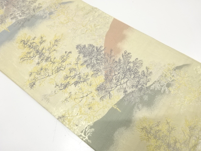 Japanese Kimono / Antique / Fukuro Obi Silk